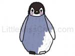 Penguin Baby Coloring Page